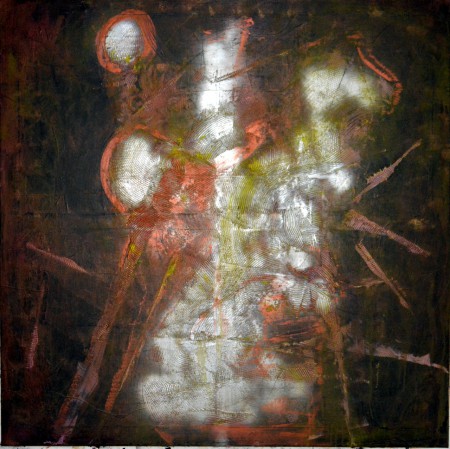 Lights - acrilico su tela - 100x100 cm